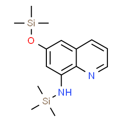 N-(Trimethylsilyl)-6-[(trimethylsilyl)oxy]-8-quinolinamine Structure