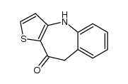 10,11-dihydro-4H-thieno[3,2-b][f]benzazepin-10-one结构式