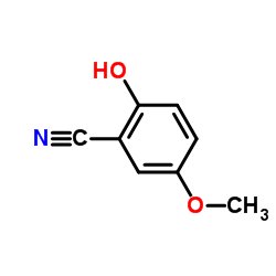 2-羟基-5-甲氧基苯腈结构式