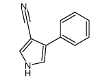 4-phenyl-1H-pyrrole-3-carbonitrile Structure