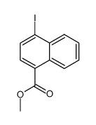 1-iodo-4-methoxycarbonylnaphthalene结构式