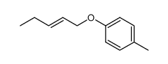 (E)-1-methyl-4-(pent-2-en-1-yloxy)benzene Structure