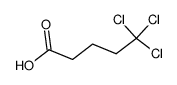 5,5,5-trichloro-pentanoic acid Structure