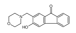 3-hydroxy-2-(morpholin-4-ylmethyl)fluoren-9-one结构式