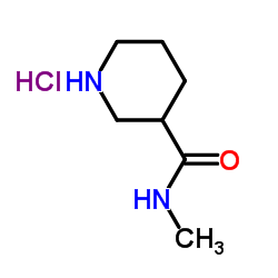 N-甲基哌啶-3-甲酰胺盐酸盐结构式