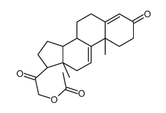 [2-[(8S,10S,13S,14S,17S)-10,13-dimethyl-3-oxo-1,2,6,7,8,12,14,15,16,17-decahydrocyclopenta[a]phenanthren-17-yl]-2-oxoethyl] acetate Structure