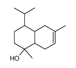 1-Hydroxy-1.6-dimethyl-4-isopropyl-1.2.3.4.4a.5.8.8a-octahydro-naphthalin Structure