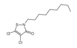 4,5-dichloro-2-nonyl-1,2-thiazol-3-one结构式