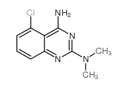 4-氨基-2-二甲氨基-5-氯喹唑啉结构式