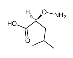 L-α-Aminooxy-γ-methyl-pentansaeure-(1) Structure