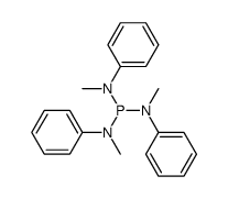 N,N',N''-trimethyl-N,N',N''-triphenylphosphorous triamide Structure