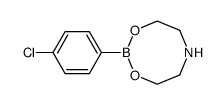 2-(4-chloro-phenyl)-[1,3,6,2]dioxazaborocane结构式