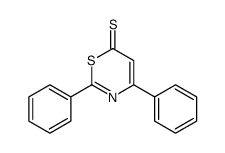 2,4-diphenyl-1,3-thiazine-6-thione结构式