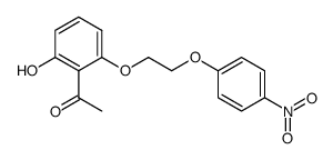 2-[2-(4-nitrophenoxy)ethoxy]-6-hydroxyacetophenone Structure