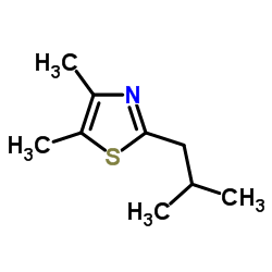 4,5-Dimethyl-2-isobutylthiazole Structure