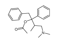 α-2-Acetoxy-4-dimethylamino-3-methyl-1,2-diphenyl-butan Structure