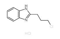 2-(3-chloropropyl)-1H-benzoimidazole结构式