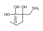 (1-amino-2-hydroxypentan-2-yl)phosphonic acid Structure
