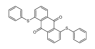 1,5-bis(phenylsulfanyl)anthracene-9,10-dione结构式