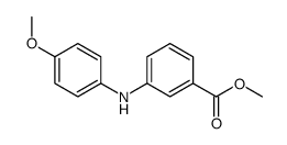 methyl 3-(4-methoxyanilino)benzoate Structure