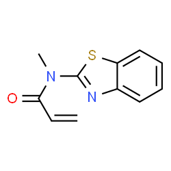 2-Propenamide,N-2-benzothiazolyl-N-methyl-(9CI) Structure