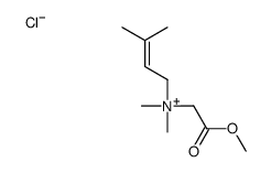 (2-methoxy-2-oxoethyl)-dimethyl-(3-methylbut-2-enyl)azanium,chloride结构式