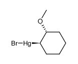 (+/-)-trans-2-methoxy-cyclohexylmercury (1+), bromide Structure