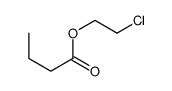 2-chloroethyl butanoate Structure