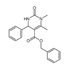 benzyl 1,6-dimethyl-4-phenyl-2-oxo-1,2,3,4-tetrahydropyrimidine-5-carboxylate结构式