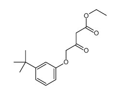 ethyl 4-(3-tert-butylphenoxy)-3-oxobutanoate Structure