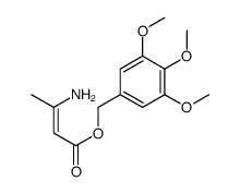 (3,4,5-trimethoxyphenyl)methyl 3-aminobut-2-enoate Structure