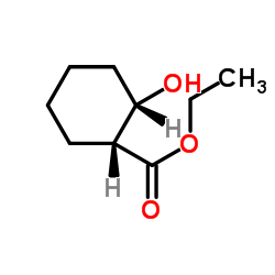 顺-2-羟基-1-环己烷羧酸乙酯结构式