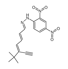 N-[(2E,4Z)-5-tert-Butyl-hepta-2,4-dien-6-yn-(E)-ylidene]-N'-(2,4-dinitro-phenyl)-hydrazine结构式