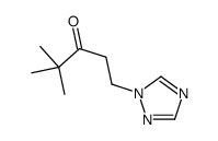 4,4-dimethyl-1-(1,2,4-triazol-1-yl)pentan-3-one结构式