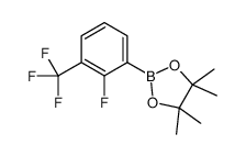 2-氟-3-三氟甲基苯硼酸频呢醇酯结构式