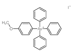 (4-methoxyphenyl)-triphenylarsanium,iodide Structure