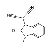 2-(1-methyl-2-oxo-3H-indol-3-yl)propanedinitrile Structure