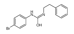 1-(4-bromophenyl)-3-(2-phenylethyl)urea结构式