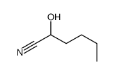 2-Hydroxyhexanenitrile Structure
