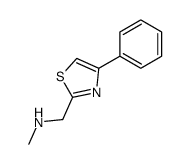 甲基-(4-苯基-噻唑-2-甲基)-胺结构式