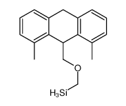 2,2-bis(2,6-dimethylphenyl)ethoxymethylsilane Structure