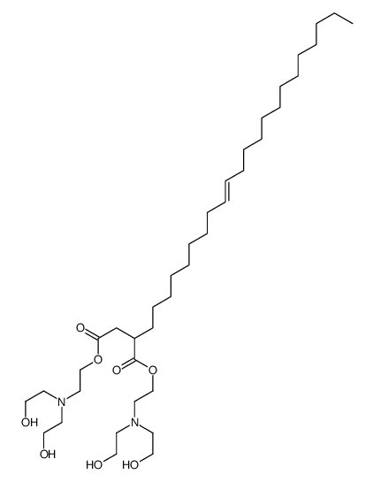 bis[2-[bis(2-hydroxyethyl)amino]ethyl] 2-docosenylsuccinate Structure