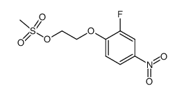 2-(2-fluoro-4-nitrophenoxy)ethyl methanesulfonate结构式