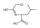(2R)-2-[(2-chloroacetyl)amino]-4-methylpentanoic acid Structure