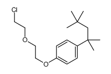 1-[2-(2-chloroethoxy)ethoxy]-4-(1,1,3,3-tetramethylbutyl)benzene结构式