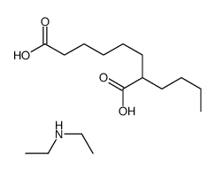 2-butyloctanedioic acid,N-ethylethanamine Structure