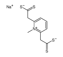 sodium,2-[1-methyl-6-(2-sulfanylidene-2-sulfidoethyl)pyridin-1-ium-2-yl]ethanedithioate Structure