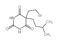 2,4,6(1H,3H,5H)-Pyrimidinetrione,5-(2-bromoethyl)-5-(3-methylbutyl)- picture