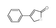 4-phenyl-5H-thiophen-2-one结构式