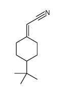 2-(4-tert-butylcyclohexylidene)acetonitrile Structure